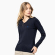 Load image into Gallery viewer, Women's Cotton Blended V Neck Sweater