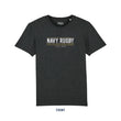 Load image into Gallery viewer, Navy Rugby T Shirt - Charcoal