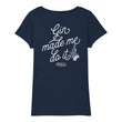 Load image into Gallery viewer, Ladies' 'Gin Made Me Do It' T Shirt - Navy