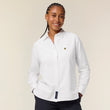 Load image into Gallery viewer, Ladies White Oxford Shirt
