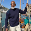 Load image into Gallery viewer, Lambswool Shooting Jumper - Navy