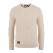 Load image into Gallery viewer, 100% British Wool Aran Sweater - Ecru
