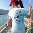 Load image into Gallery viewer, Ladies' 'Gin Made Me Do It' T Shirt - White