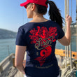 Load image into Gallery viewer, Ladies' Siren T Shirt - Navy