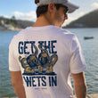 Load image into Gallery viewer, 'Get The Wets In' T Shirt - White NEW