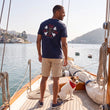 Load image into Gallery viewer, Men's Salty Sea Dog T Shirt - Navy
