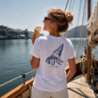 Load image into Gallery viewer, Ladies' Crab T Shirt - White
