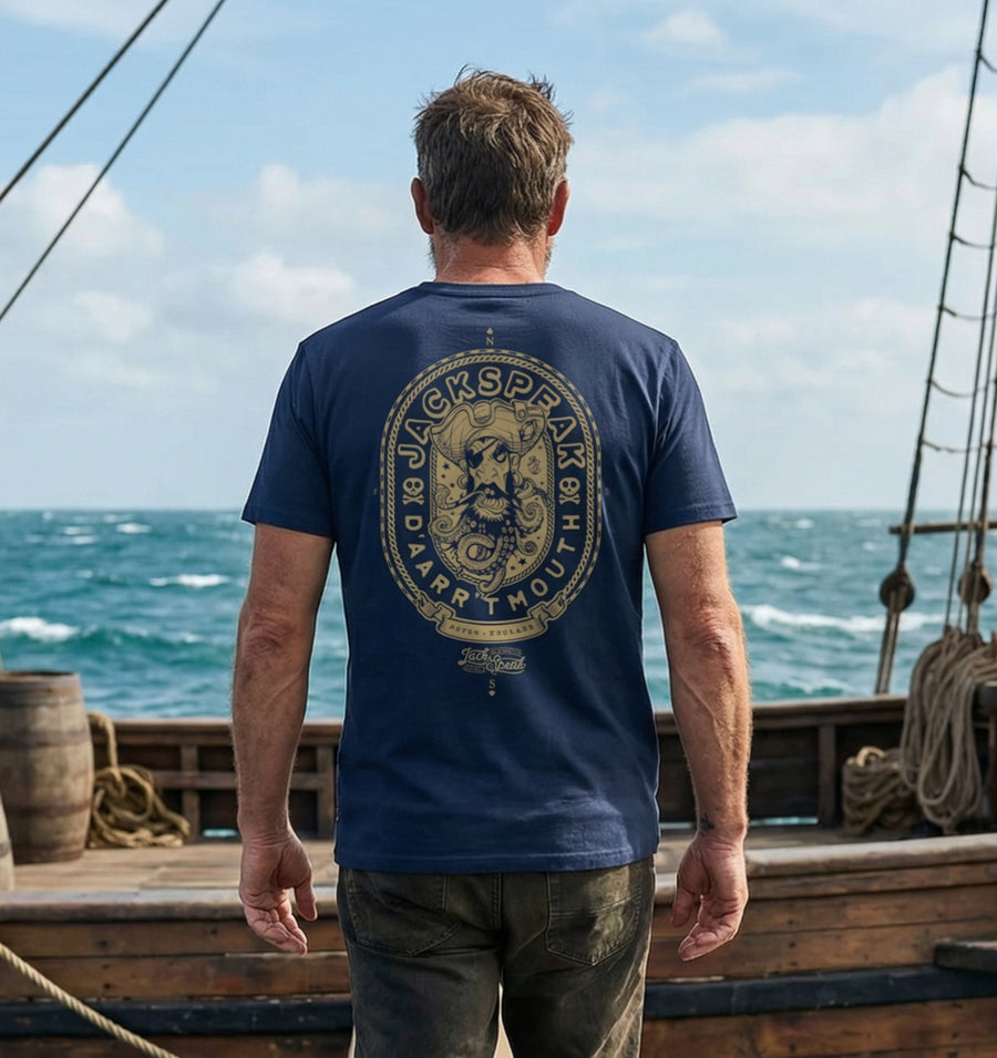 The Pirate T Shirt - Navy Blue