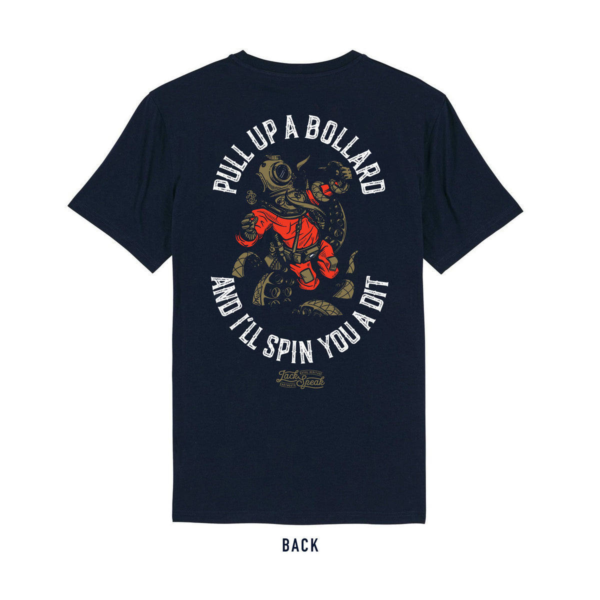 navy diver shirt