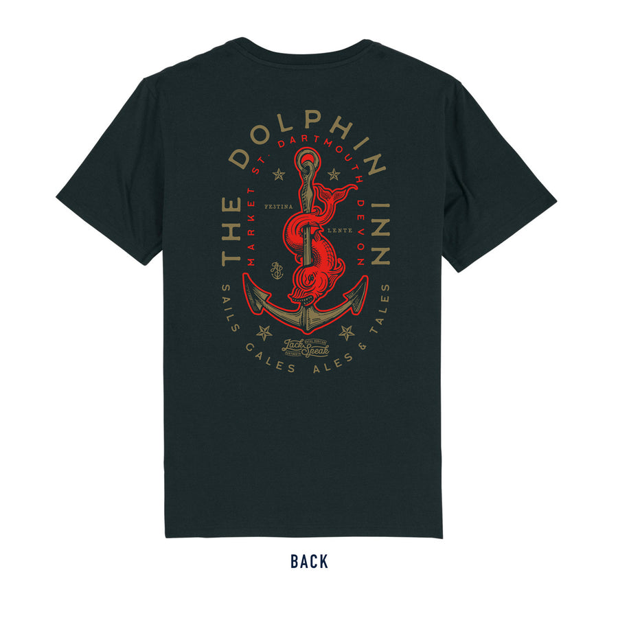 The Dolphin Inn T Shirt - Black