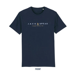 Embroidered Gotham T Shirt - Navy