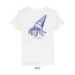 Load image into Gallery viewer, Kids Jack Speak Crab T-shirt - White
