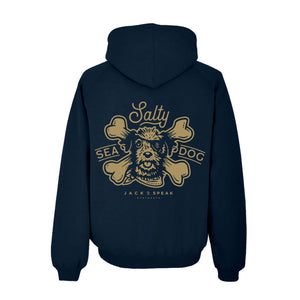 Kids' Salty Sea Dog Hoodie - Navy