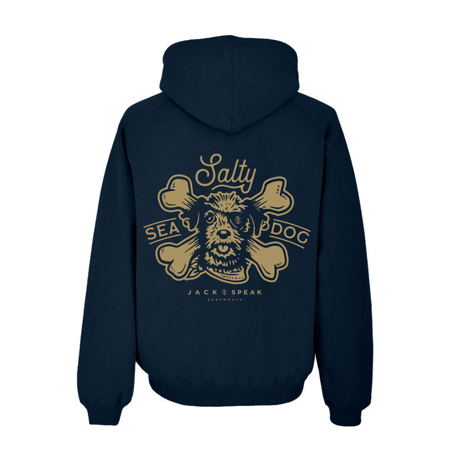 Kids' Salty Sea Dog Hoodie - Navy