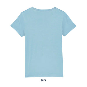 Kids' Salty Sea Dog T Shirt - Sky Blue