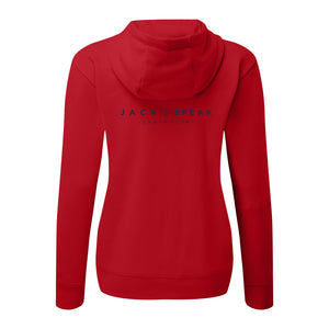 Zipped Gotham Hoodie - Red