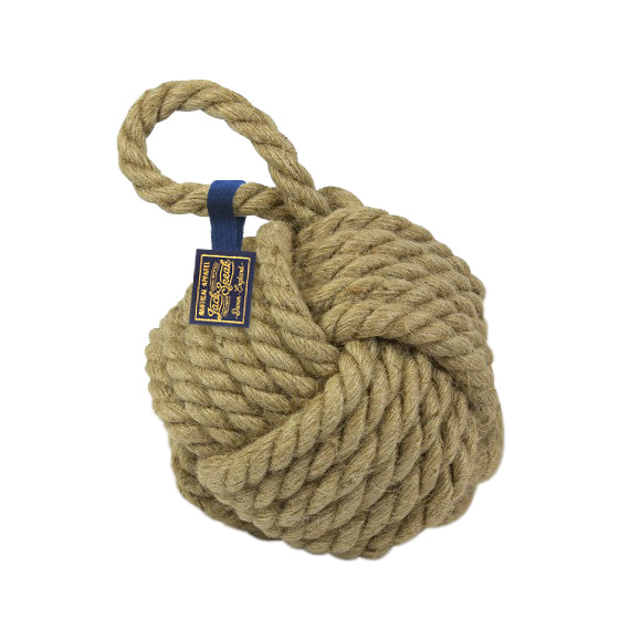 Monkey Fist Knot Doorstopper, 15cm