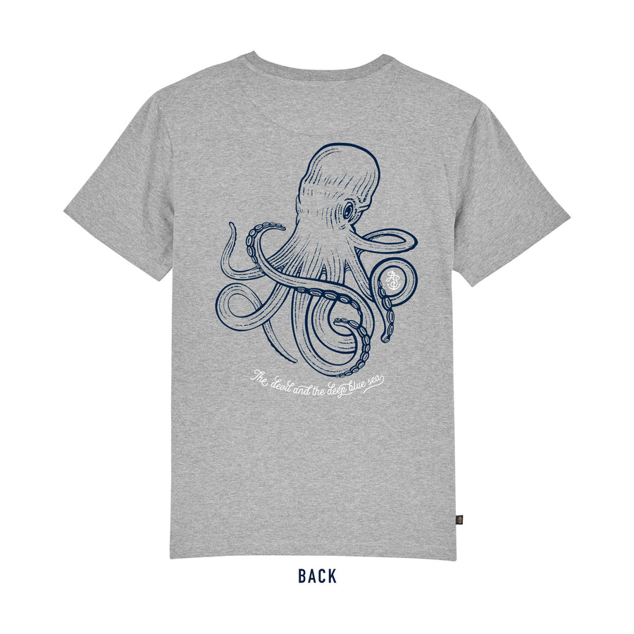 Kraken T Shirt - Grey