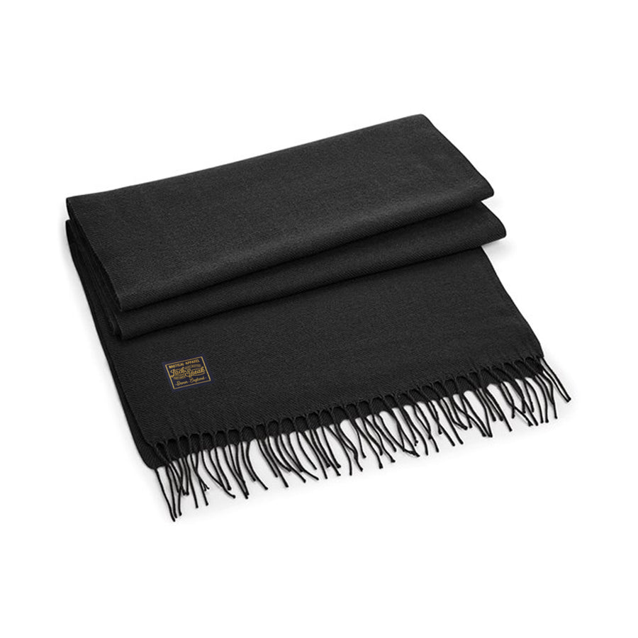 Classic Woven Scarf -  Black
