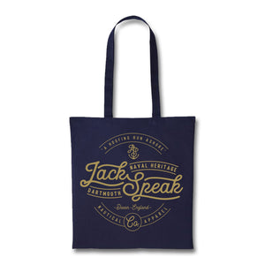 JackSpeak Tote Bag Navy Blue