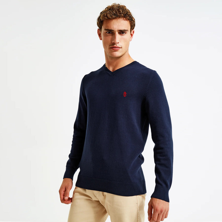 Men’s Cotton Blended V Neck Sweater