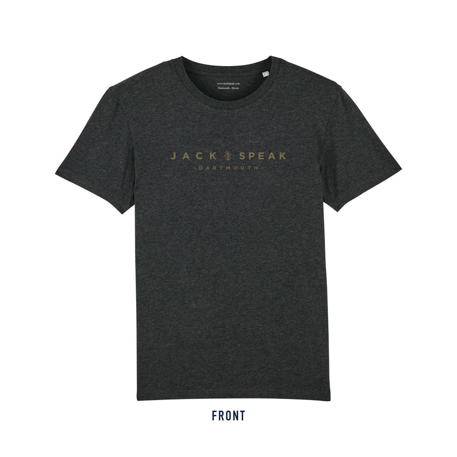 Jack o' Spades T Shirt - Charcoal/Gold