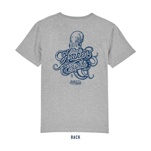 Kraken Christmas T-Shirt - Grey