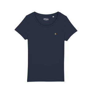 Ladies' Mono Badge T Shirt - Navy