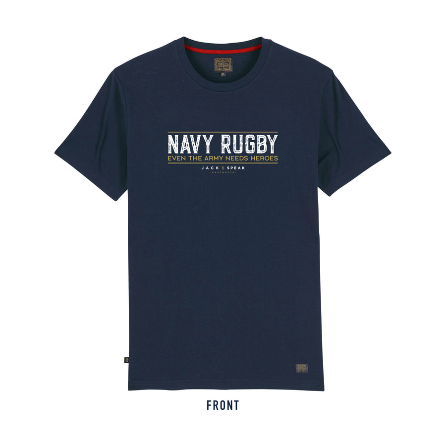 Navy Rugby T Shirt - Navy