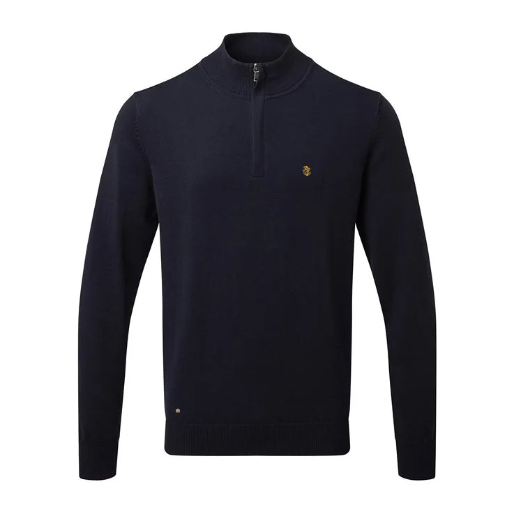 Golden Rivet Quarter Zip Jumper - Special Edition