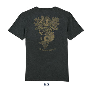 Men's Siren T Shirt - Charcoal