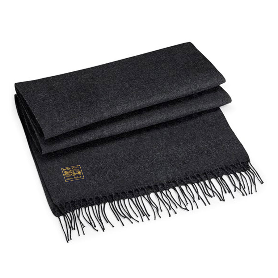Classic Woven Scarf -  Charcoal