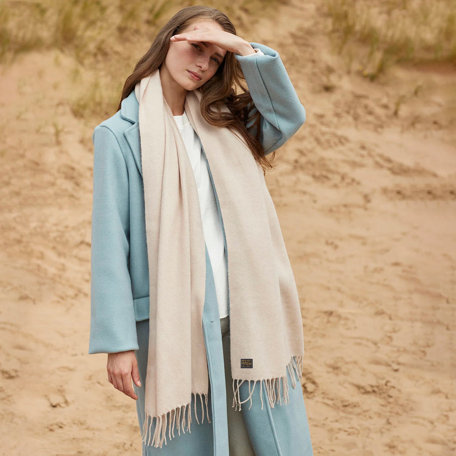 Classic Woven Scarf -  Grey