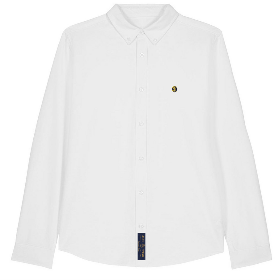 Men's Cotton white Oxford Shirt