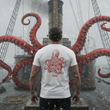 Load image into Gallery viewer, Kraken Christmas T-Shirt - White
