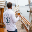 Load image into Gallery viewer, Men's White Dolphin Inn Rugby Shirt
