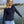 Load image into Gallery viewer, Ladies&#39; 100% Cotton V Neck Jumper - Navy

