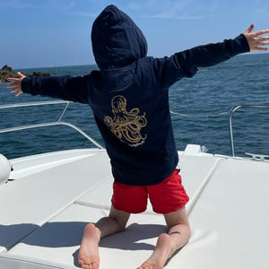Kids' Kraken Hoodie - Navy