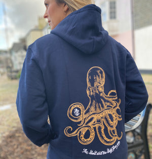 Kraken Hoodie - Navy