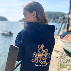 Kids' Kraken Hoodie - Navy