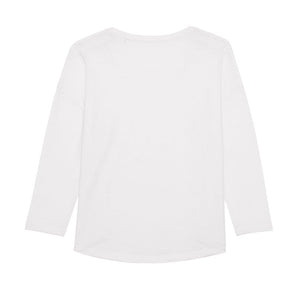 Ladies' Long Sleeved T Shirt - White