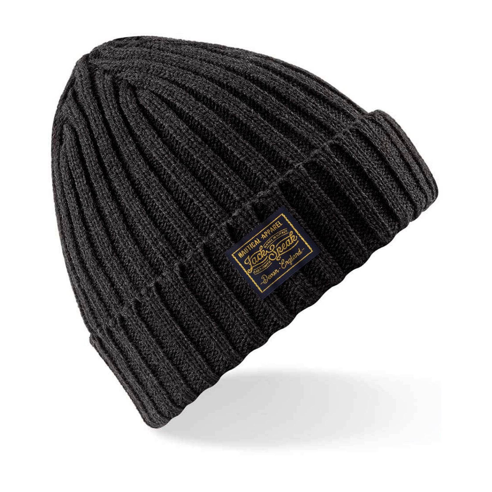 Ribbed Beanie - Charcoal – Jack Speak