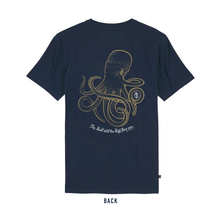 Kraken T Shirt - Navy