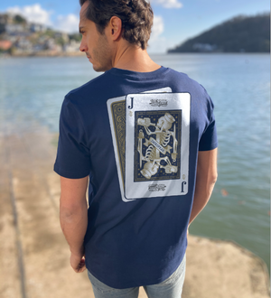 Jack o' Spades T Shirt - Navy