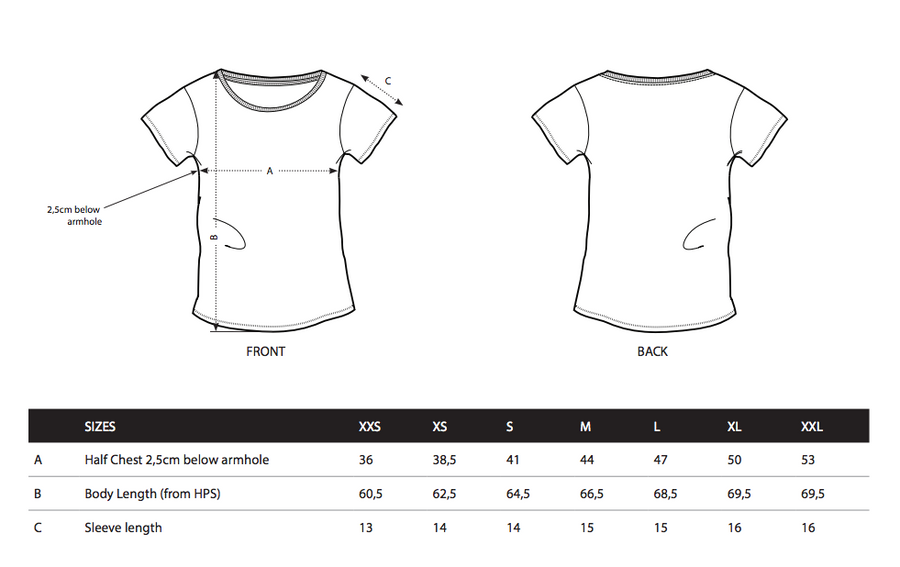 Ladies' Pirate T Shirt - White