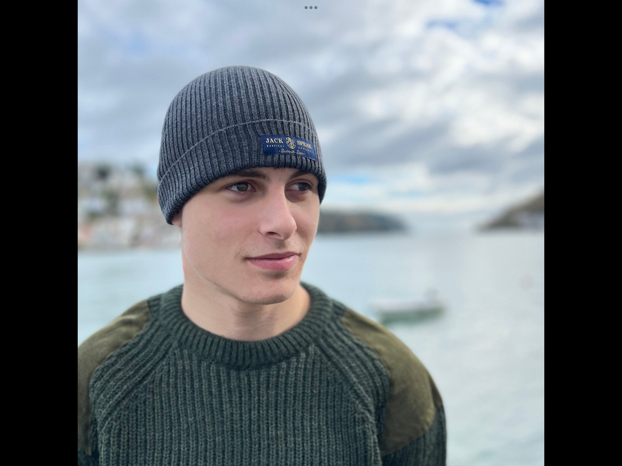 Merino Beanie - Charcoal